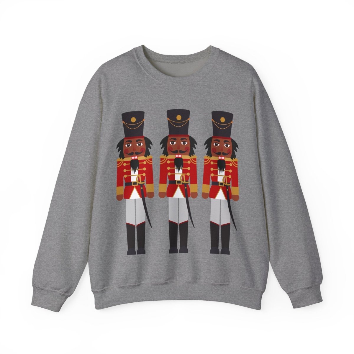 Nutcracker Soldiers Sweatshirt - Afrocentric Art by The Trini Gee