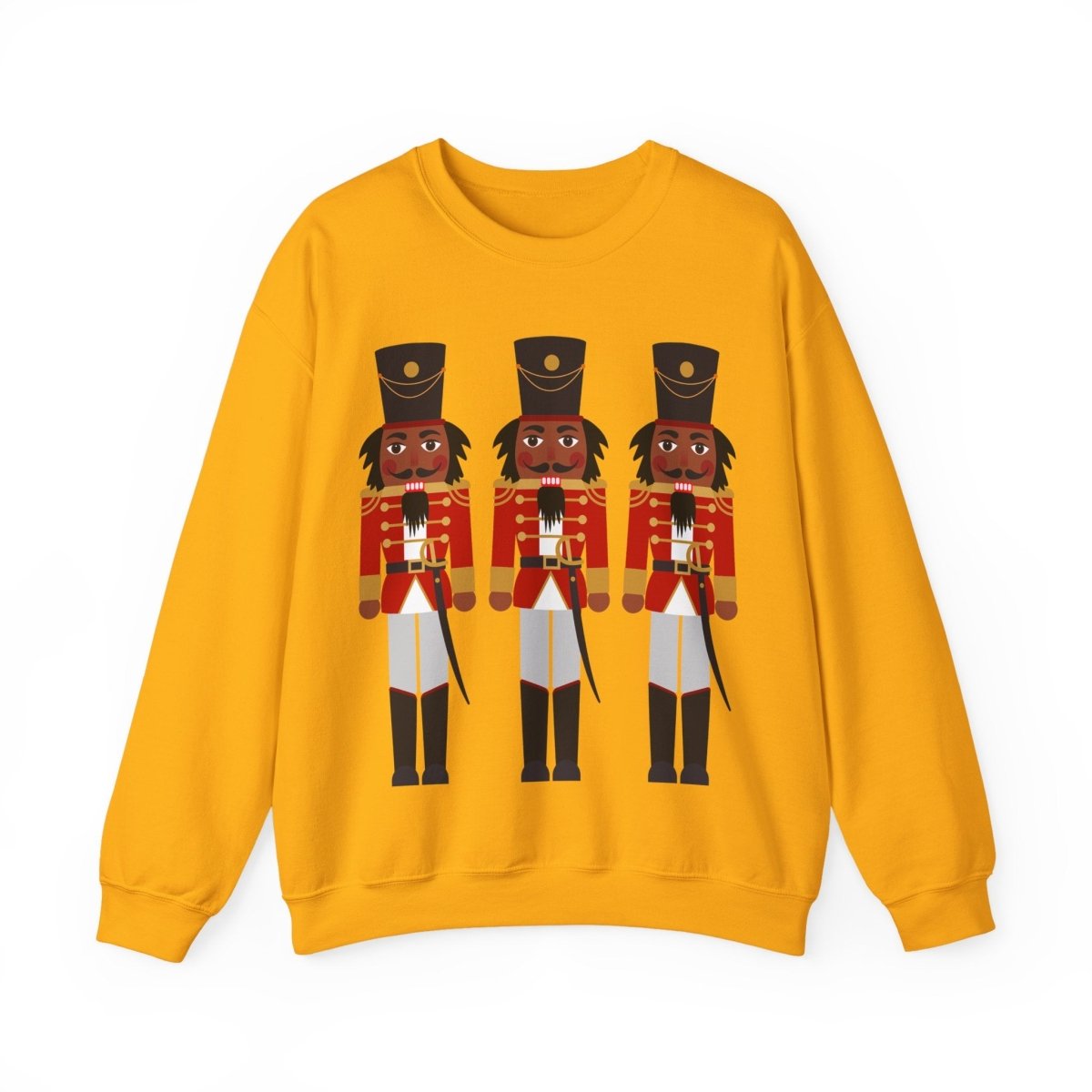 Nutcracker Soldiers Sweatshirt - Afrocentric Art by The Trini Gee