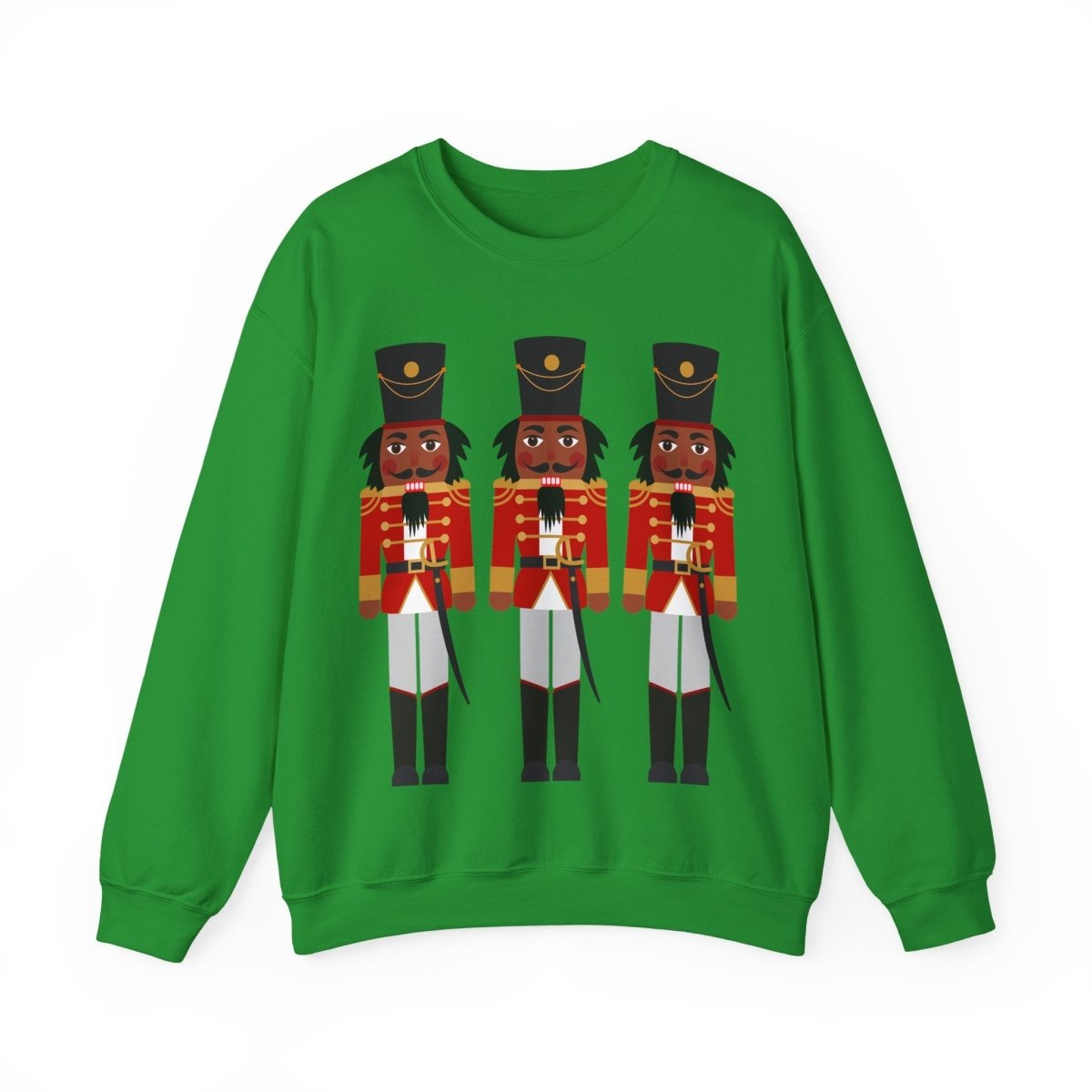 Nutcracker Soldiers Sweatshirt - Afrocentric Art by The Trini Gee