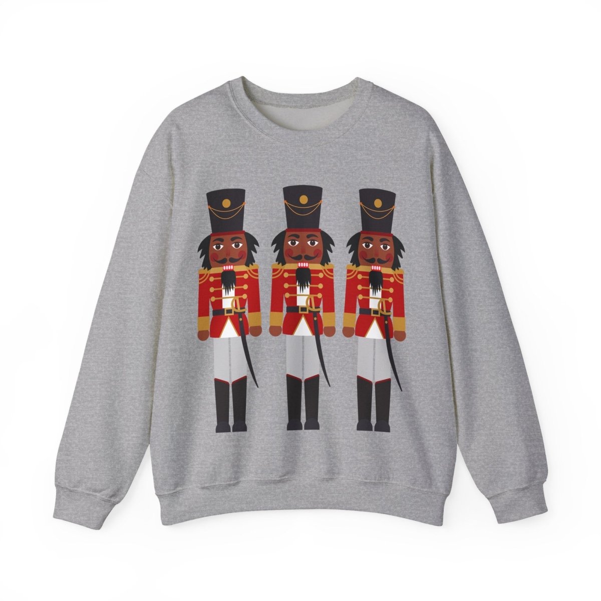 Nutcracker Soldiers Sweatshirt - Afrocentric Art by The Trini Gee