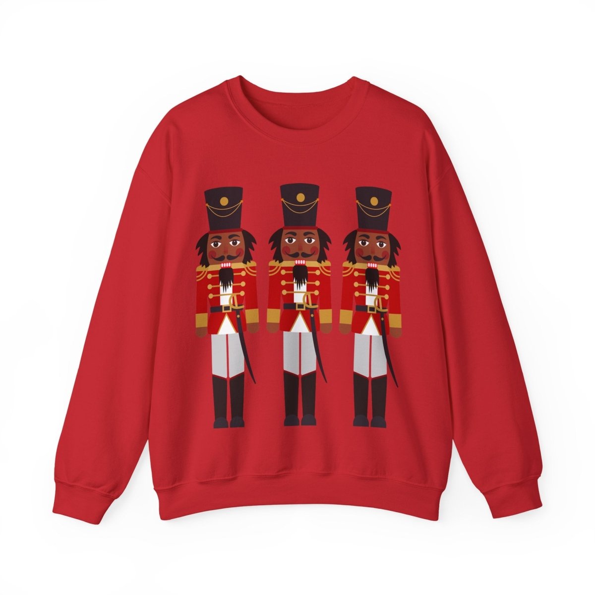 Nutcracker Soldiers Sweatshirt - Afrocentric Art by The Trini Gee
