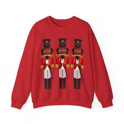 Nutcracker Soldiers Sweatshirt - Afrocentric Art by The Trini Gee
