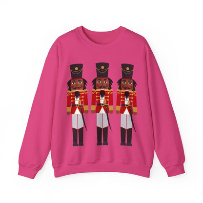 Nutcracker Soldiers Sweatshirt - Afrocentric Art by The Trini Gee
