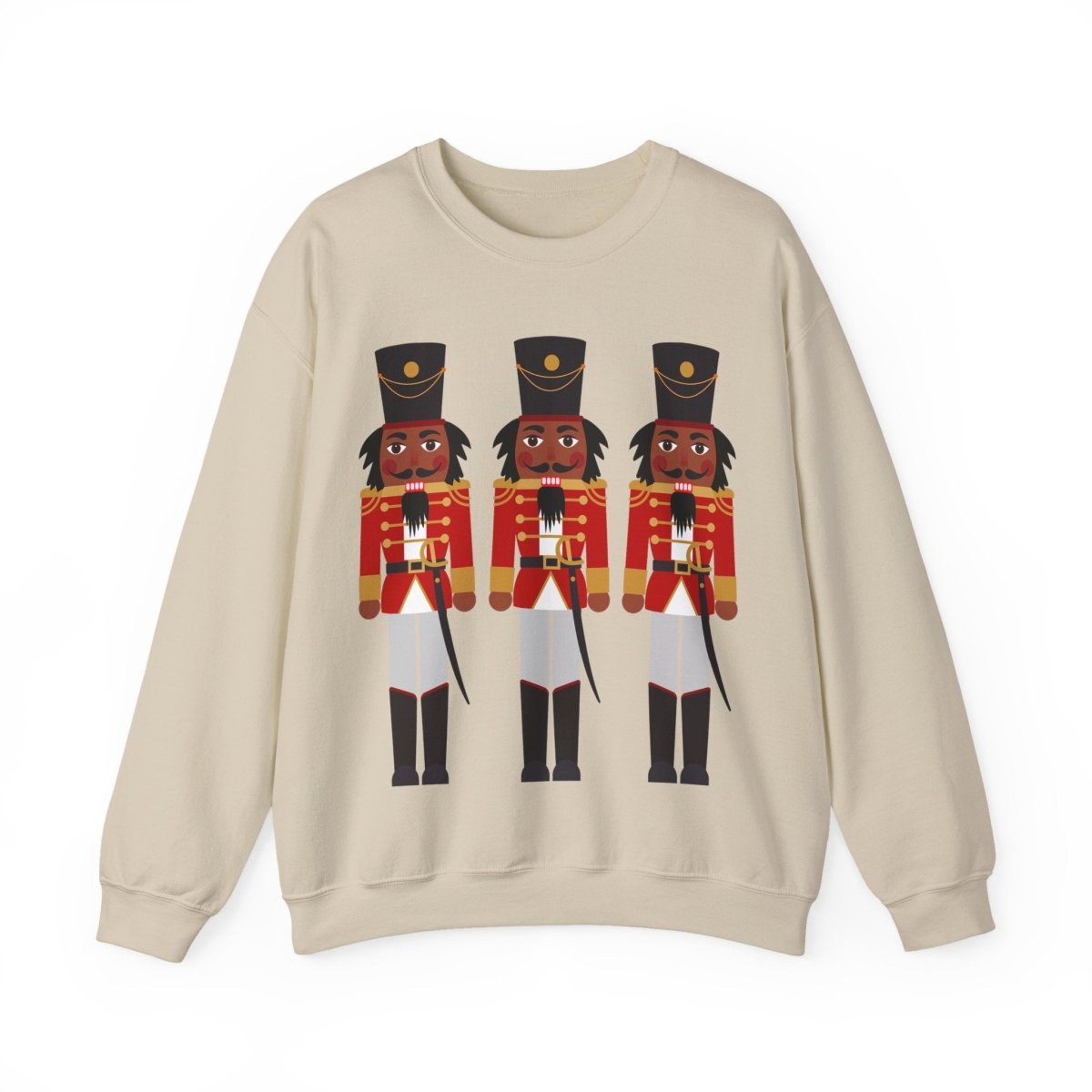 Nutcracker Soldiers Sweatshirt - Afrocentric Art by The Trini Gee