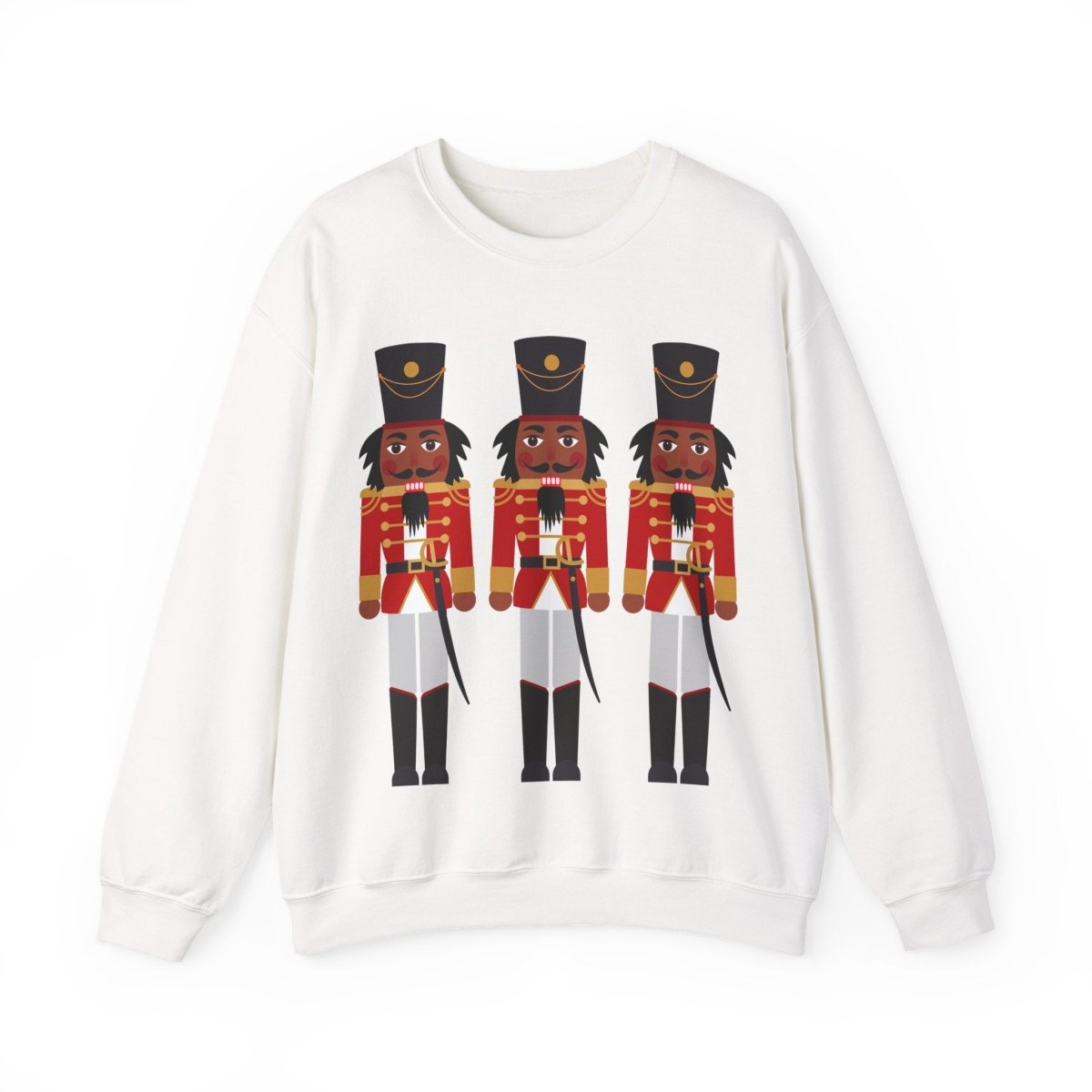Nutcracker Soldiers Sweatshirt - Afrocentric Art by The Trini Gee