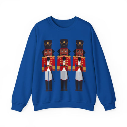 Nutcracker Soldiers Sweatshirt - Afrocentric Art by The Trini Gee