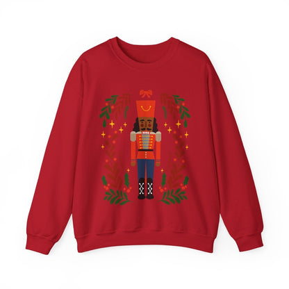 Nutcracker Sweatshirt - Afrocentric Art by The Trini Gee