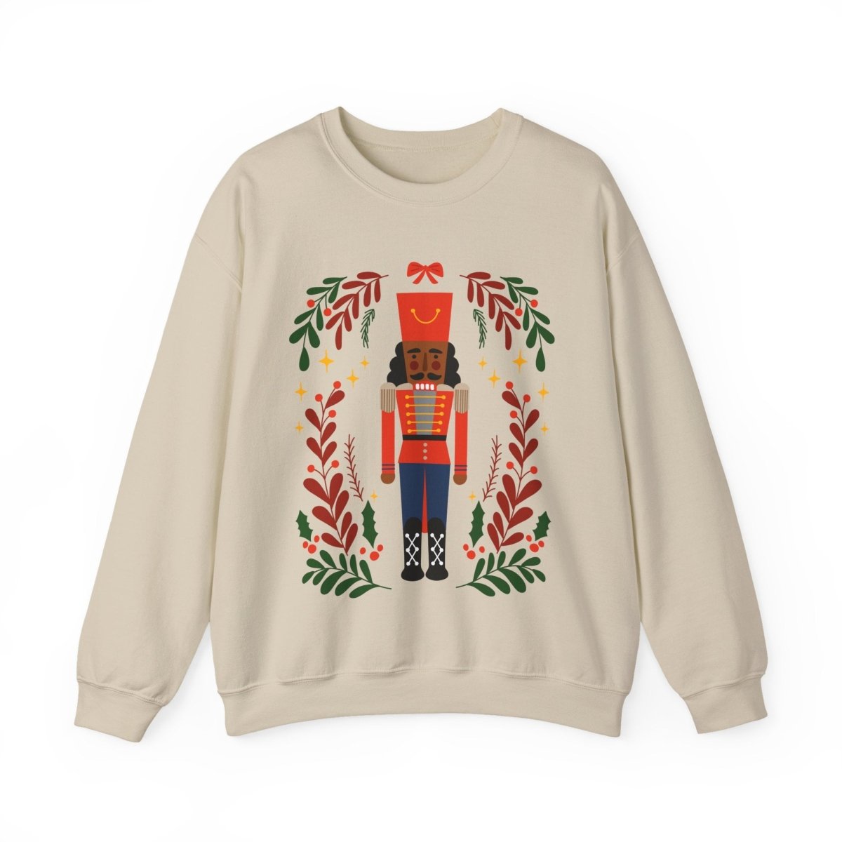 Nutcracker Sweatshirt - Afrocentric Art by The Trini Gee