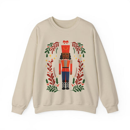 Nutcracker Sweatshirt - Afrocentric Art by The Trini Gee