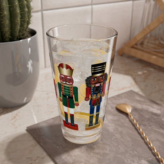 Nutcrackers 16oz Glass - The Trini Gee