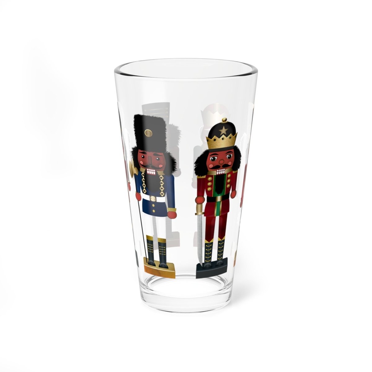 Nutcrackers 16oz Glass - The Trini Gee