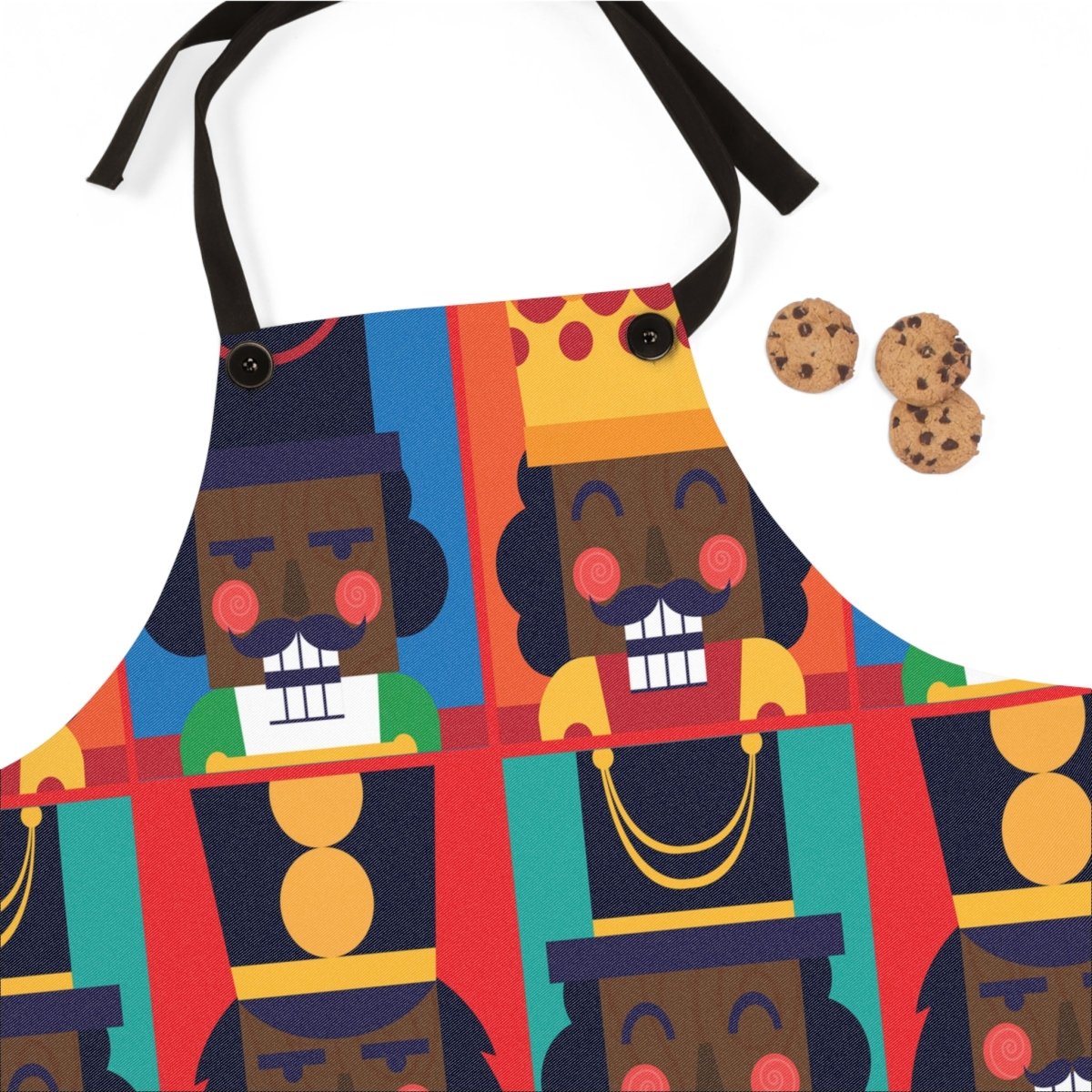 Nutcrackers Apron - Afrocentric Art by The Trini Gee