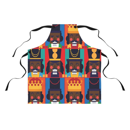 Nutcrackers Apron - Afrocentric Art by The Trini Gee