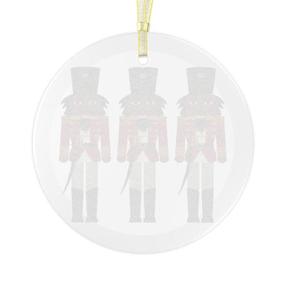Nutcrackers Glass Ornament - Afrocentric Art by The Trini Gee