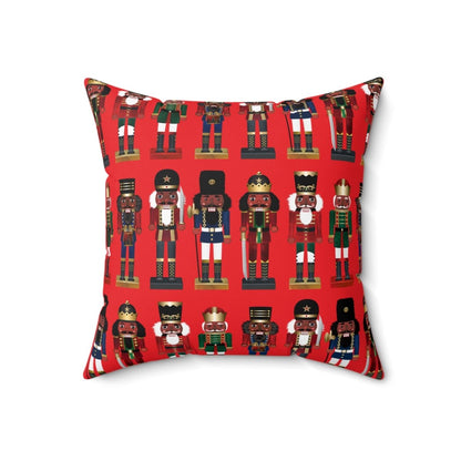 Nutcrackers Pillow - Afrocentric Art by The Trini Gee