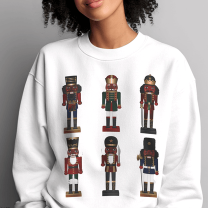 Nutcrackers Sweatshirt - Afrocentric Art by The Trini Gee