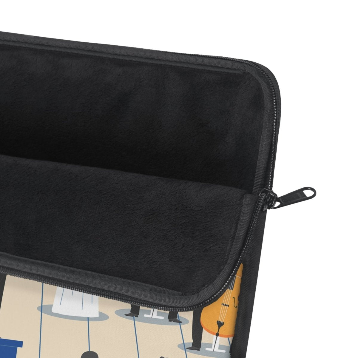 Orchestra Laptop Sleeve - Afrocentric Art by The Trini Gee