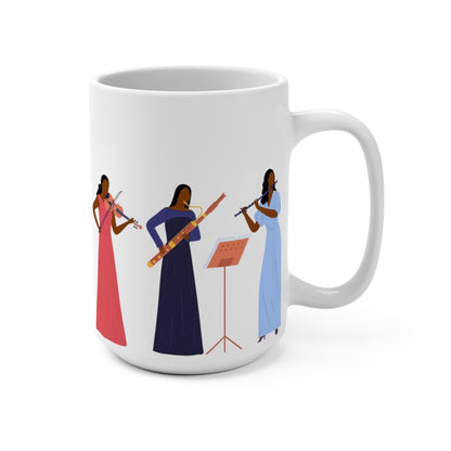 Orchestra Women Mug - Afrocentric Art by The Trini Gee