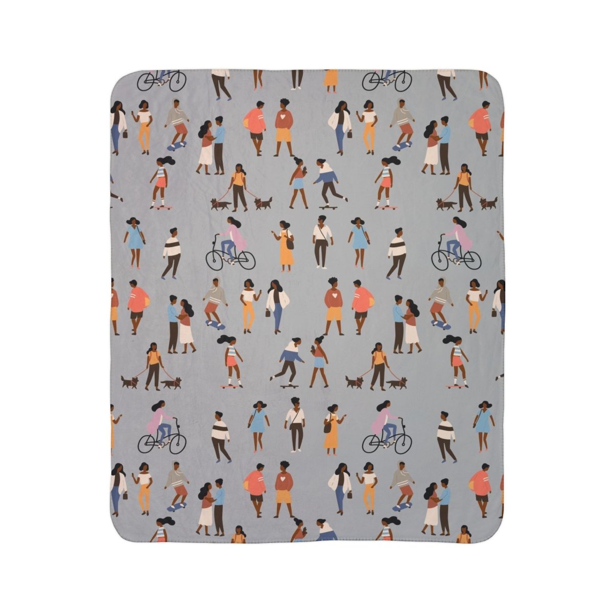 Outdoor People Sherpa Blanket - The Trini Gee