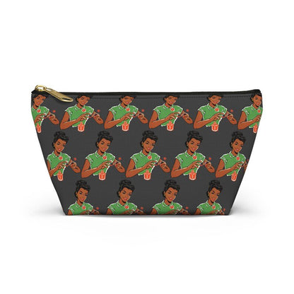 Painting Nails T-bottom Pouch - Afrocentric Art by The Trini Gee