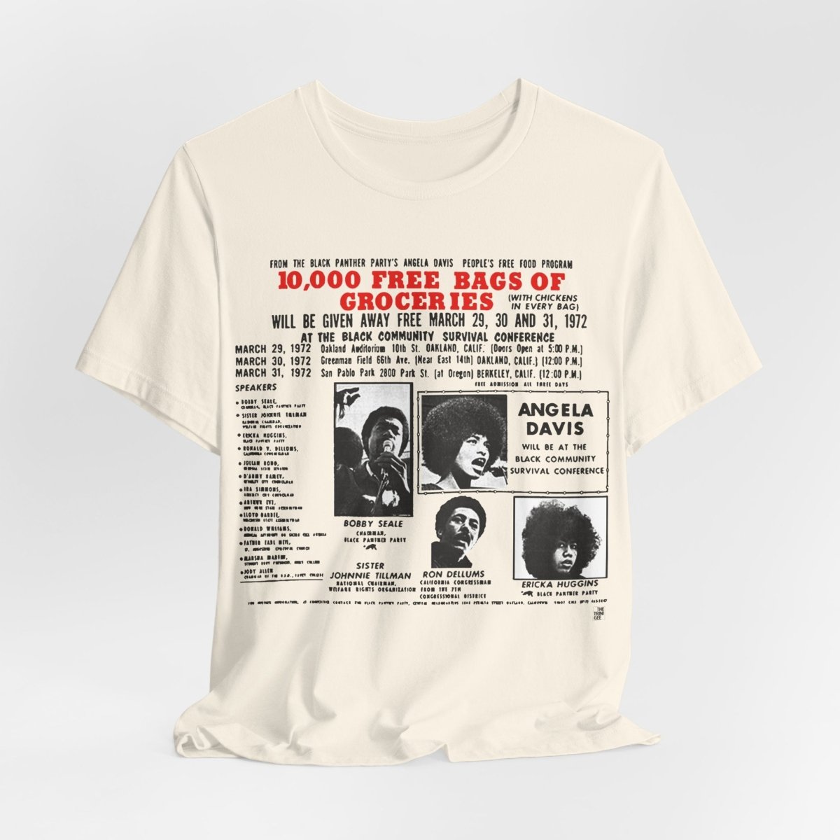 Panther Party Activism Shirt - Afrocentric Art by The Trini Gee