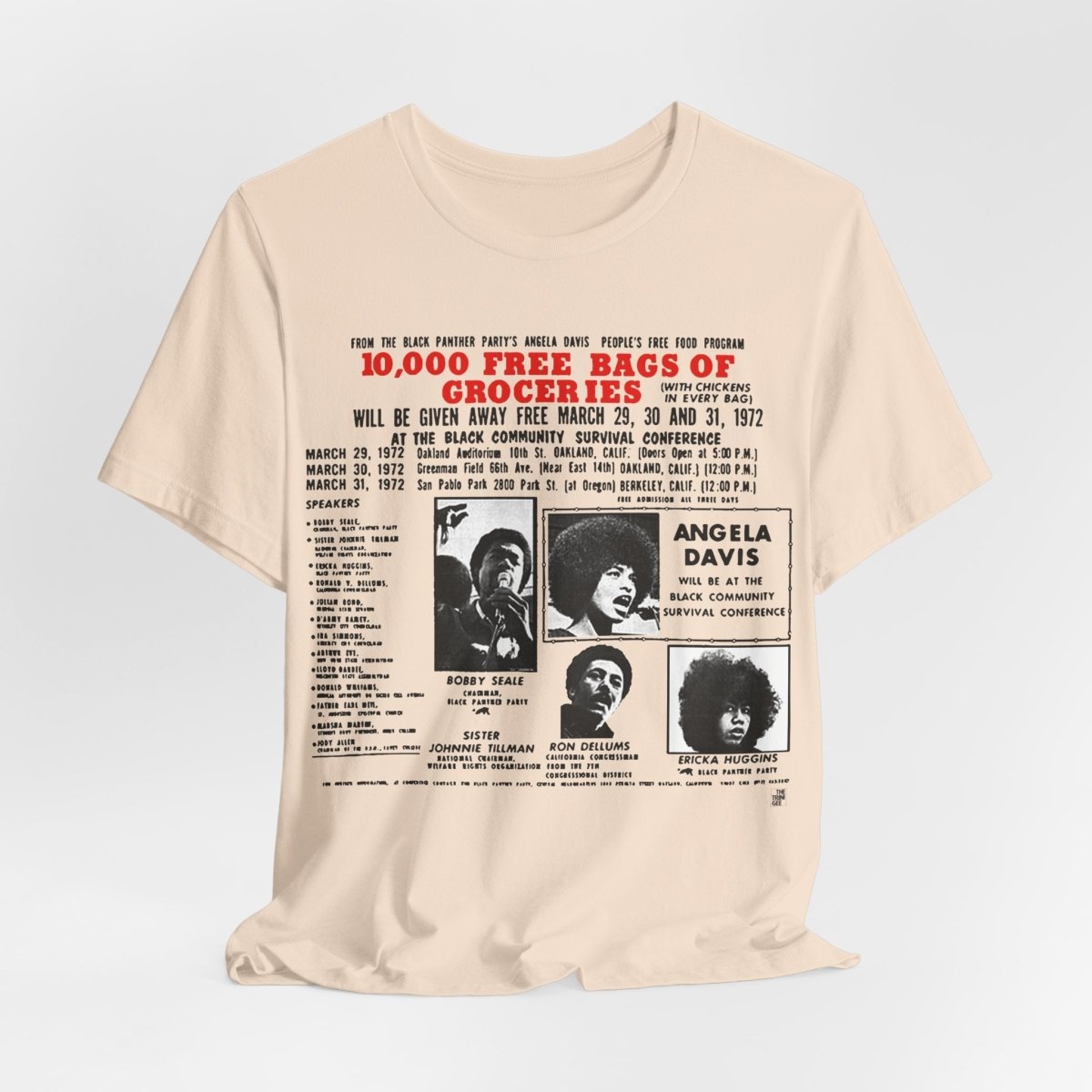 Panther Party Activism Shirt - Afrocentric Art by The Trini Gee