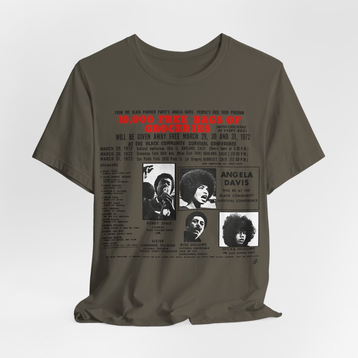 Panther Party Activism Shirt - Afrocentric Art by The Trini Gee