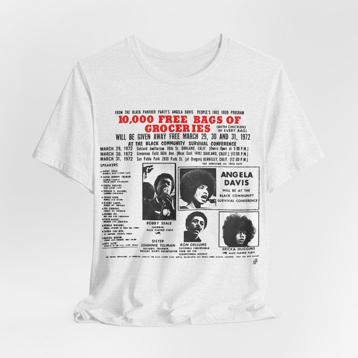 Panther Party Activism Shirt - Afrocentric Art by The Trini Gee