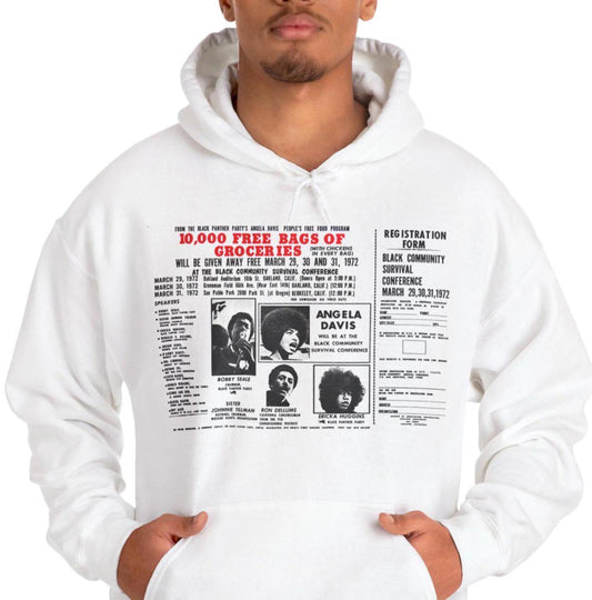 Panther Party Free Groceries Hoodie - The Trini Gee