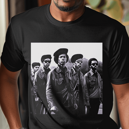 Panther Party Men Shirt - Afrocentric Art by The Trini Gee