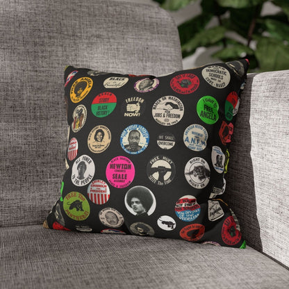 Panther Party Pillow - Afrocentric Art by The Trini Gee