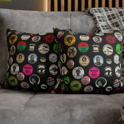 Panther Party Pillow - Afrocentric Art by The Trini Gee