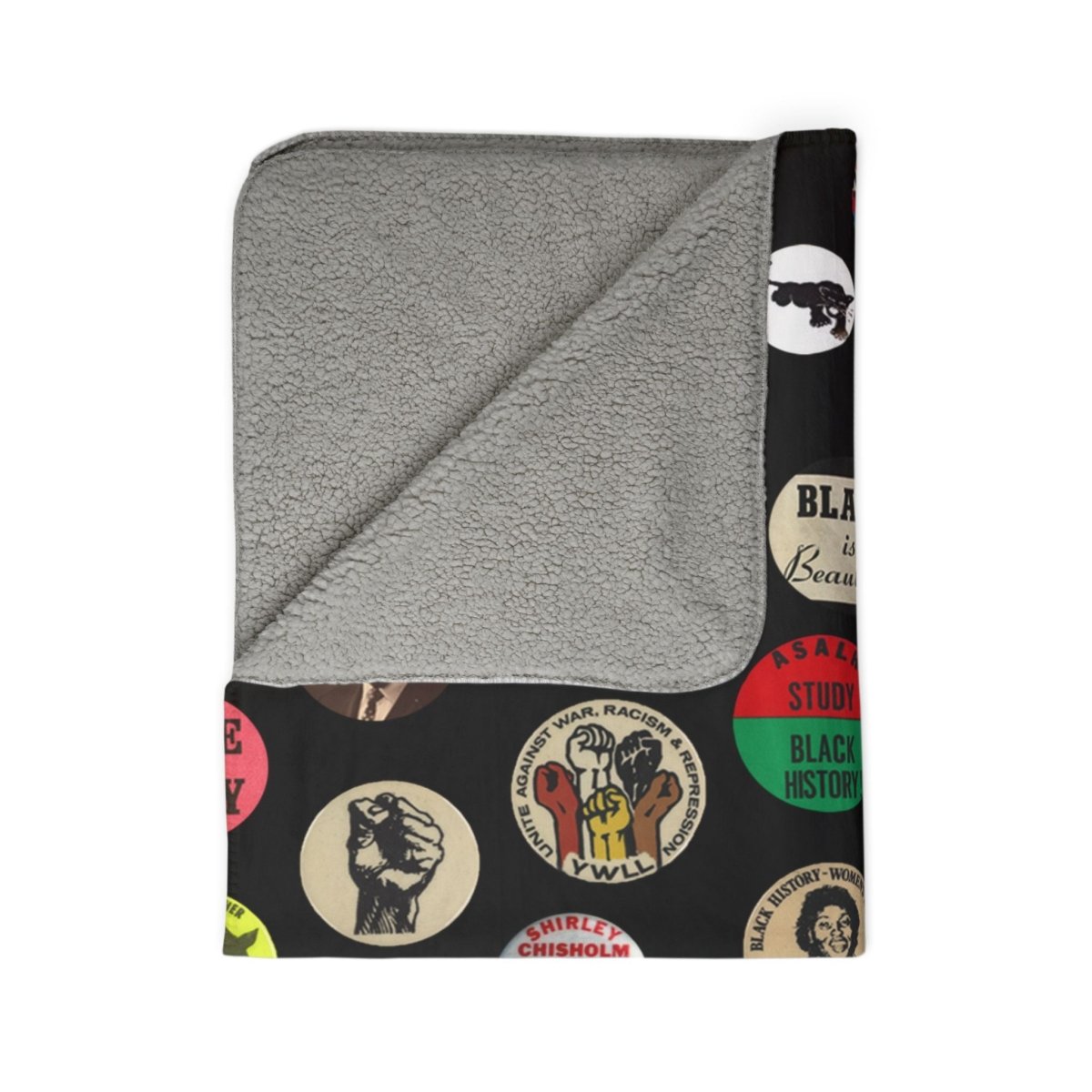 Panther Party Sherpa Blanket - The Trini Gee