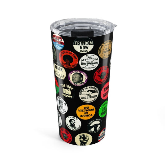 Panther Party Tumbler - Afrocentric Art by The Trini Gee