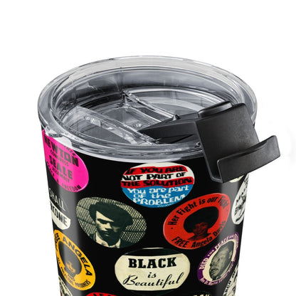 Panther Party Tumbler - Afrocentric Art by The Trini Gee