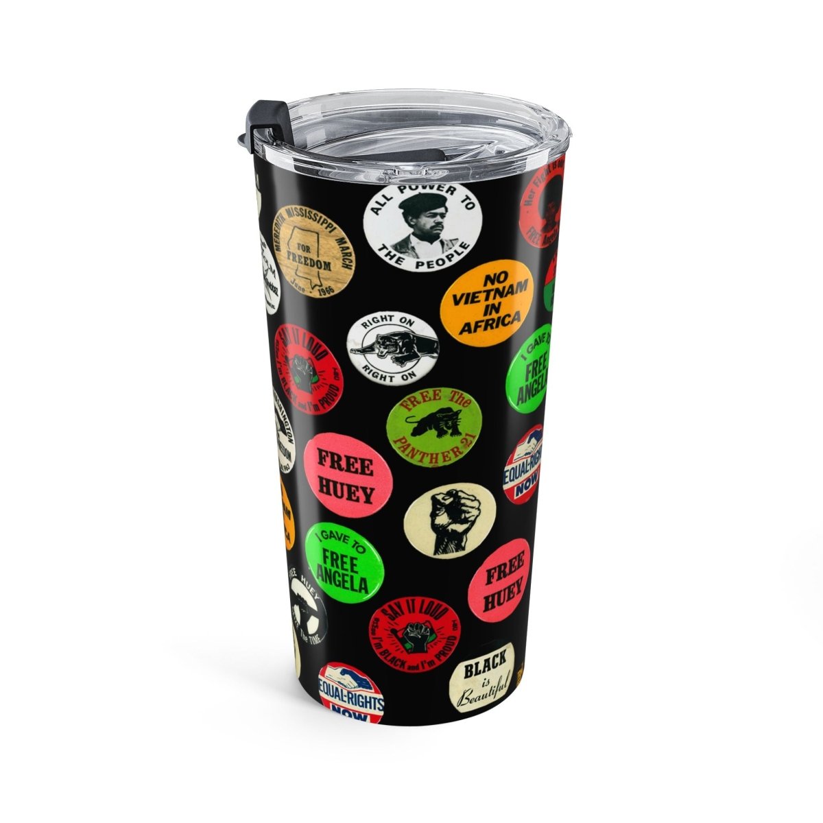 Panther Party Tumbler - Afrocentric Art by The Trini Gee