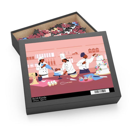 Pastry Bakery Puzzle - Afrocentric Art by The Trini Gee