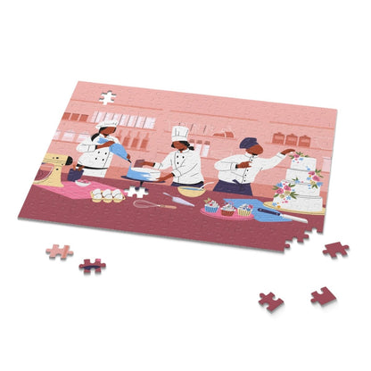 Pastry Bakery Puzzle - Afrocentric Art by The Trini Gee