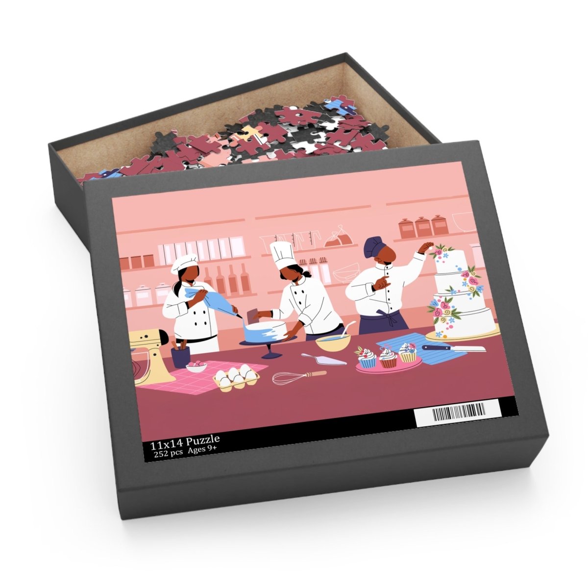 Pastry Bakery Puzzle - Afrocentric Art by The Trini Gee