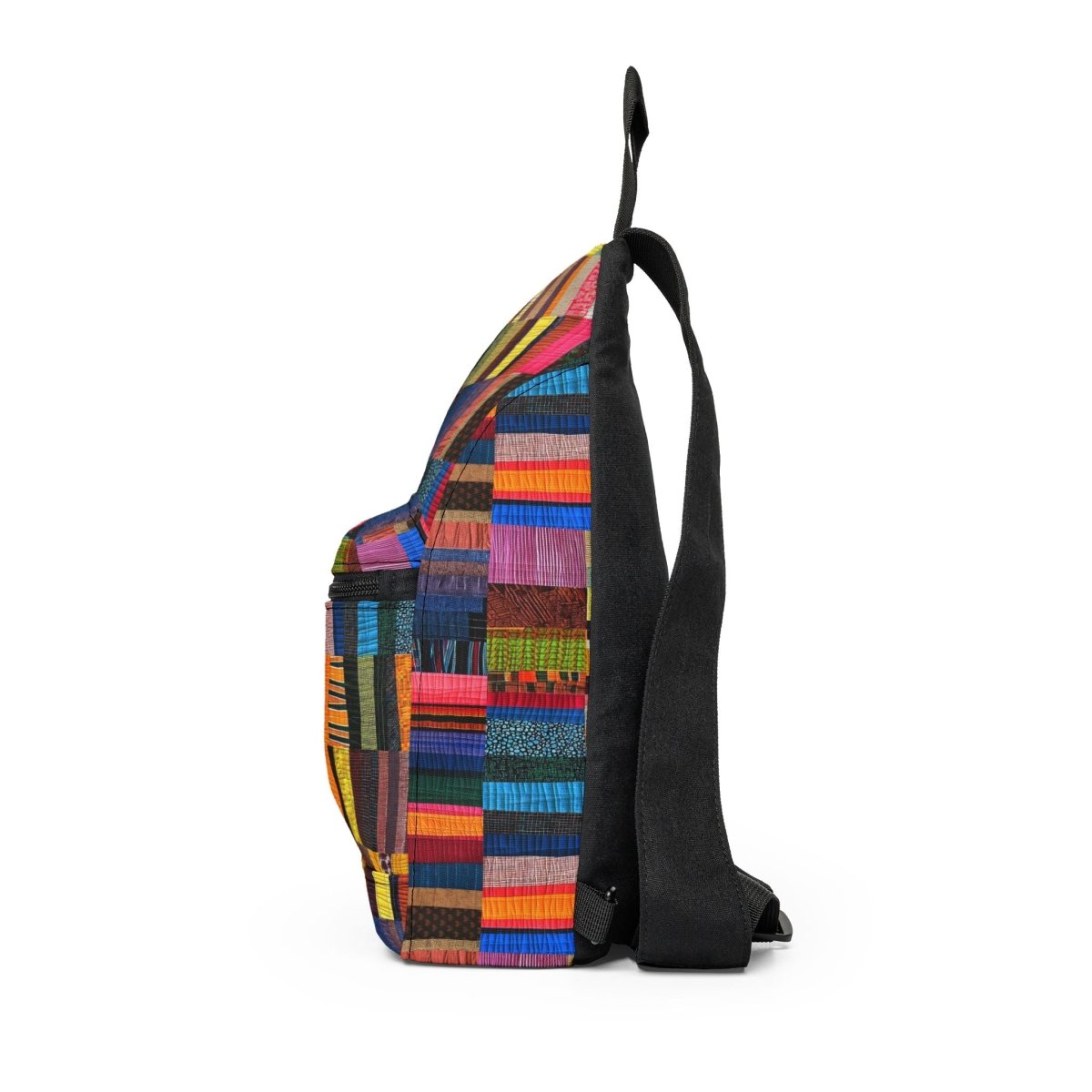 Patchwork Quilt Style Sling Bag - Afrocentric Art by The Trini Gee