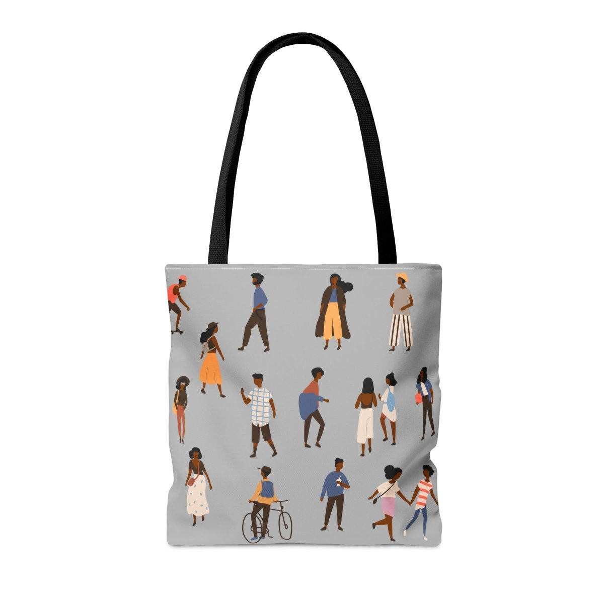 People Outside Tote Bag - Afrocentric Art by The Trini Gee