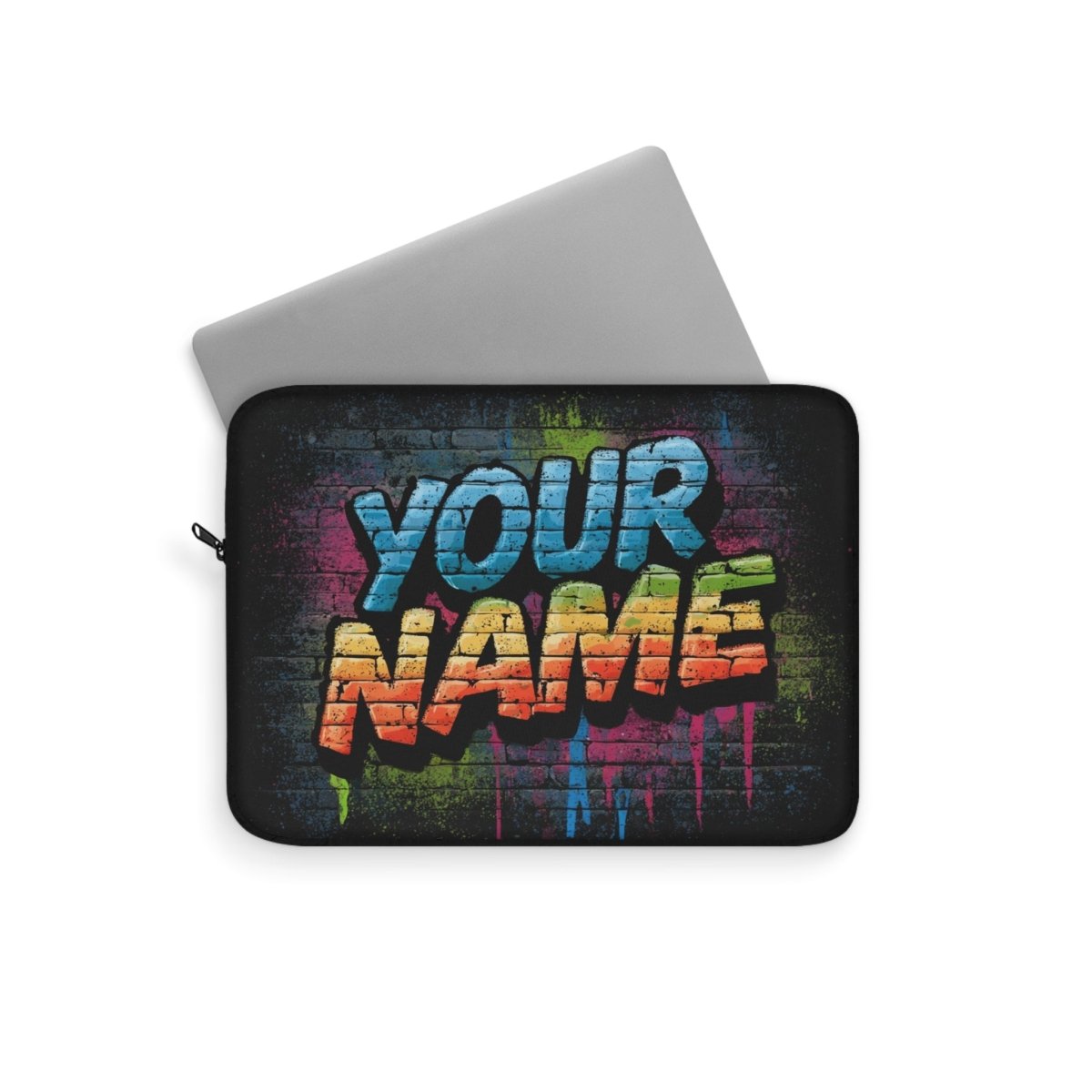Personalized Graffiti Laptop Sleeve - Afrocentric Art by The Trini Gee