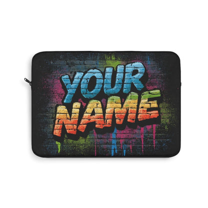 Personalized Graffiti Laptop Sleeve - Afrocentric Art by The Trini Gee