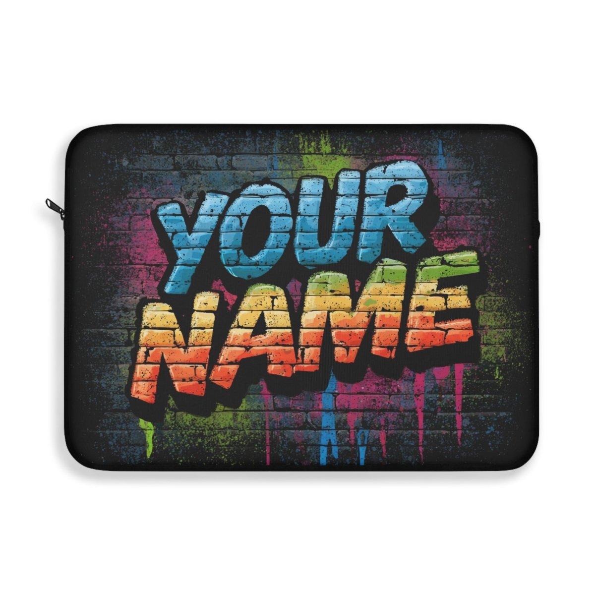 Personalized Graffiti Laptop Sleeve - Afrocentric Art by The Trini Gee
