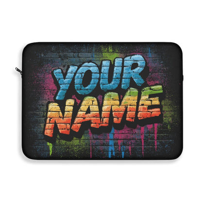 Personalized Graffiti Laptop Sleeve - Afrocentric Art by The Trini Gee
