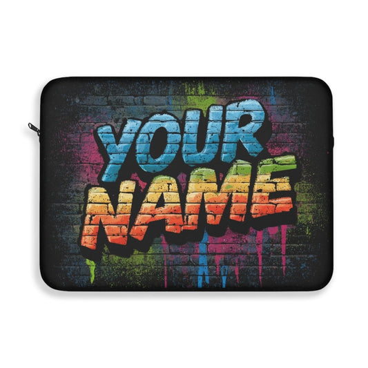 Personalized Graffiti Laptop Sleeve - Afrocentric Art by The Trini Gee