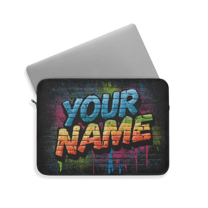 Personalized Graffiti Laptop Sleeve - Afrocentric Art by The Trini Gee