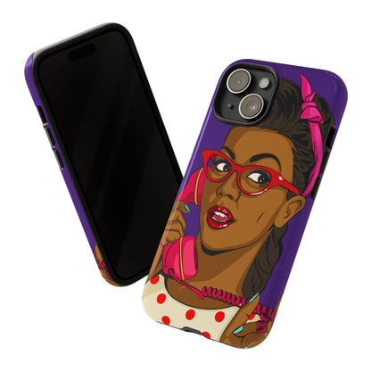 Phone Call Phone Case - Afrocentric Art by The Trini Gee