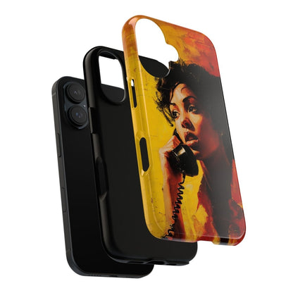 Pick Up the Phone Case - Afrocentric Art by The Trini Gee