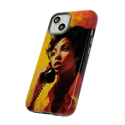 Pick Up the Phone Case - Afrocentric Art by The Trini Gee